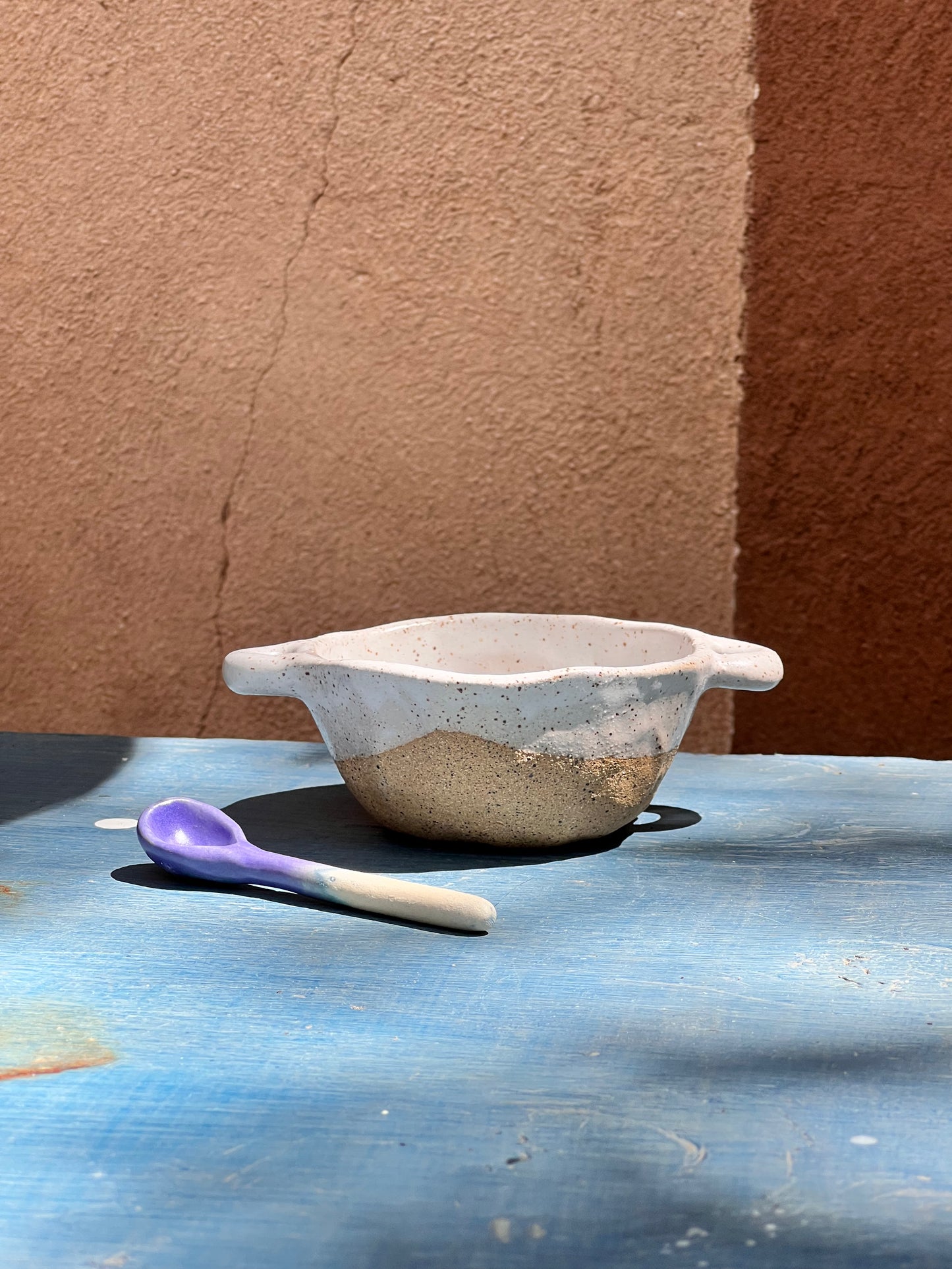 Pinched Bowls with Handles