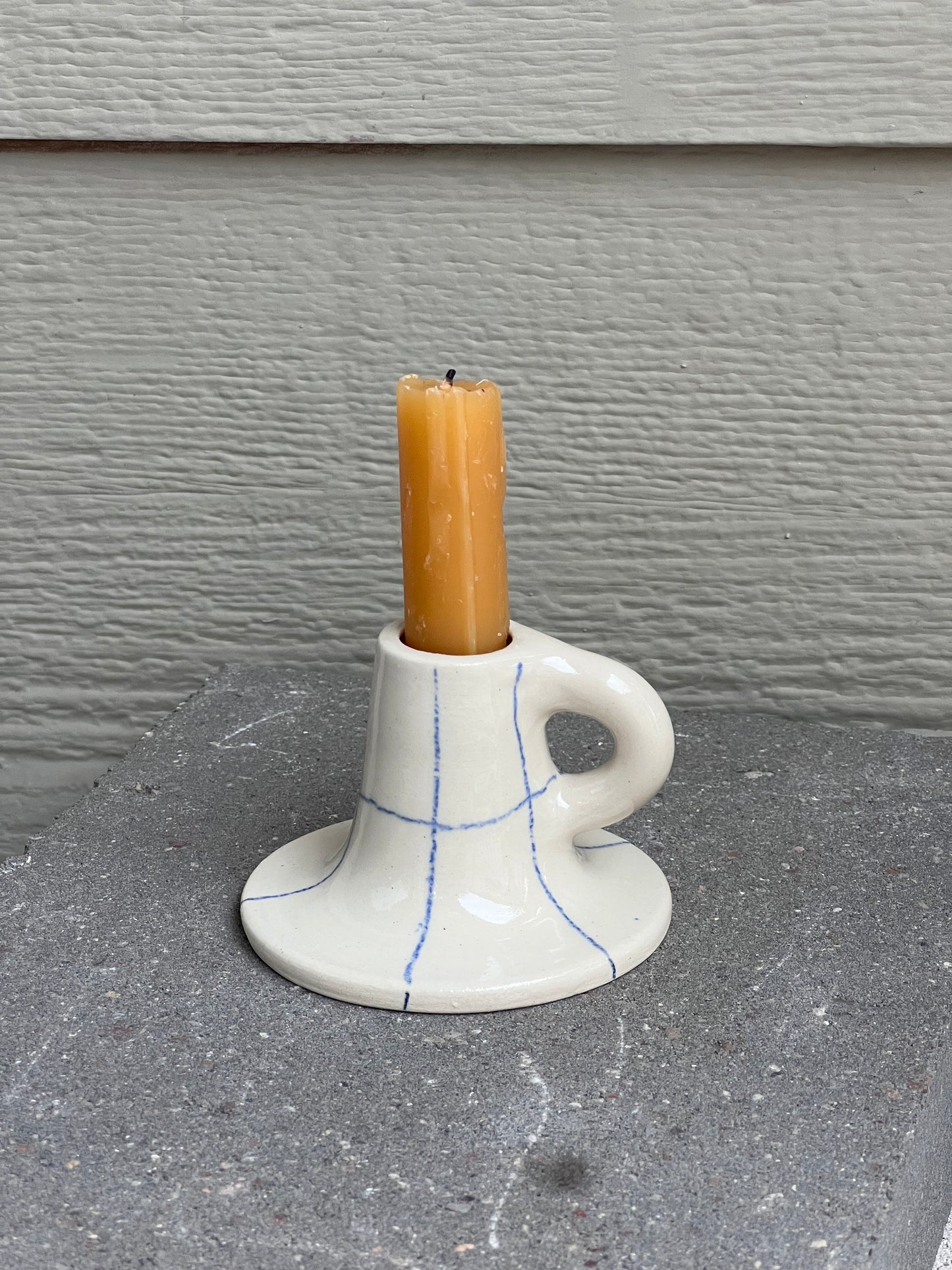 Crayon candle holder