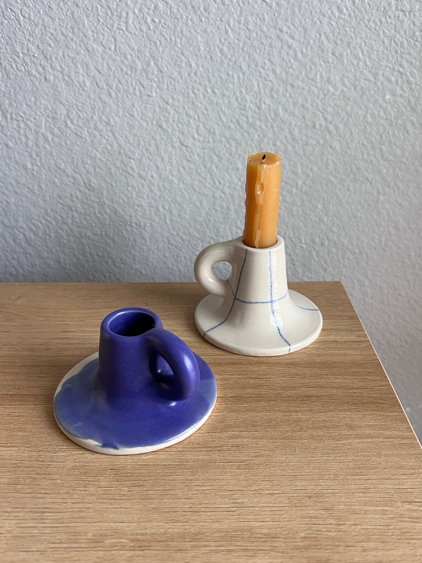 Crayon candle holder
