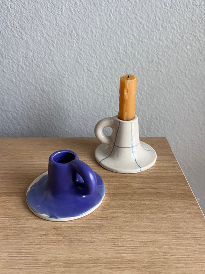 Crayon candle holder