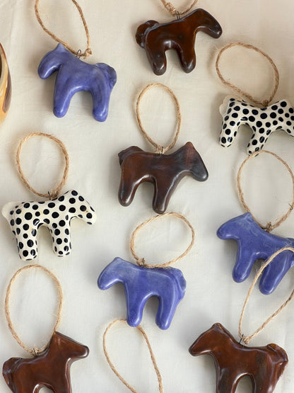 little horse ornaments