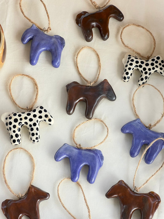 little horse ornaments