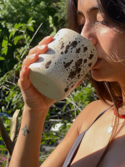 mocha freckle to go cup
