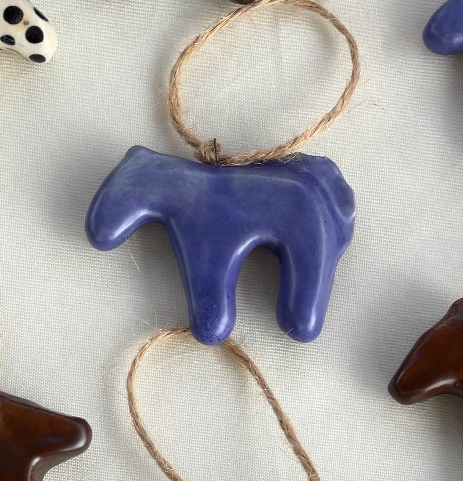 little horse ornaments