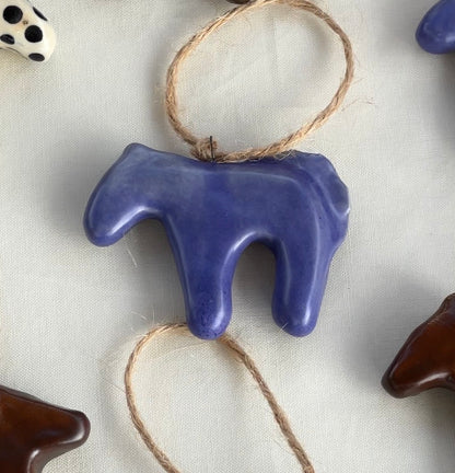 little horse ornaments