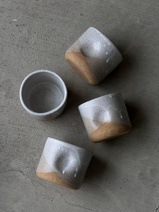Off white cappuccino cup