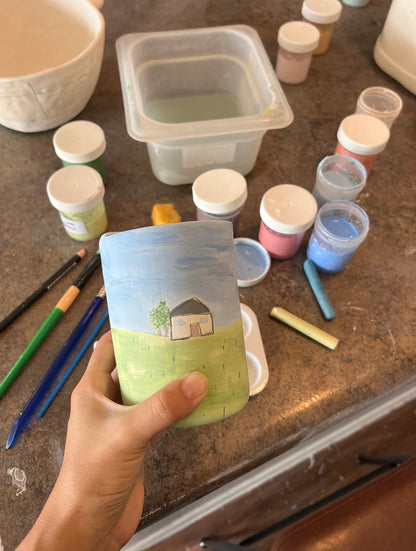 paint a to-go cup workshop