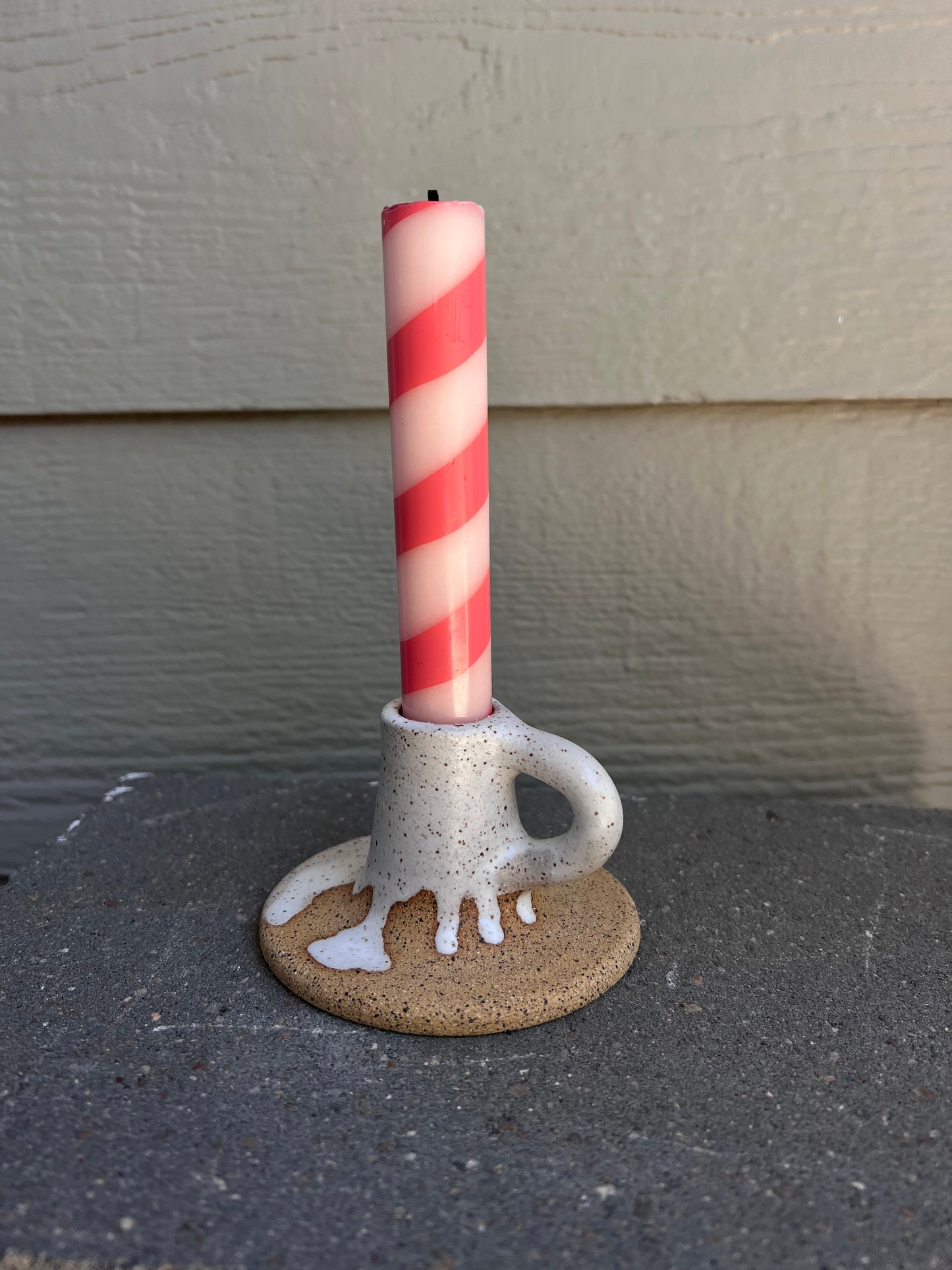 Speckled Candle Holder