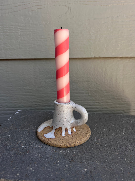 Speckled Candle Holder